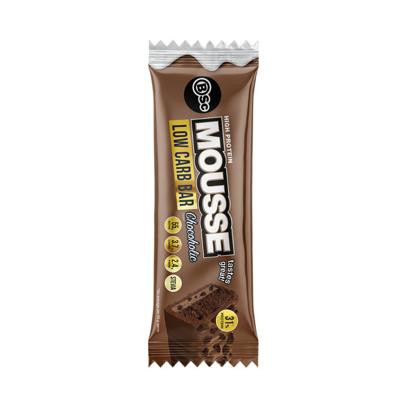 BSC High Protein Low Carb Mousse Bar (Boxed 12 Pack)