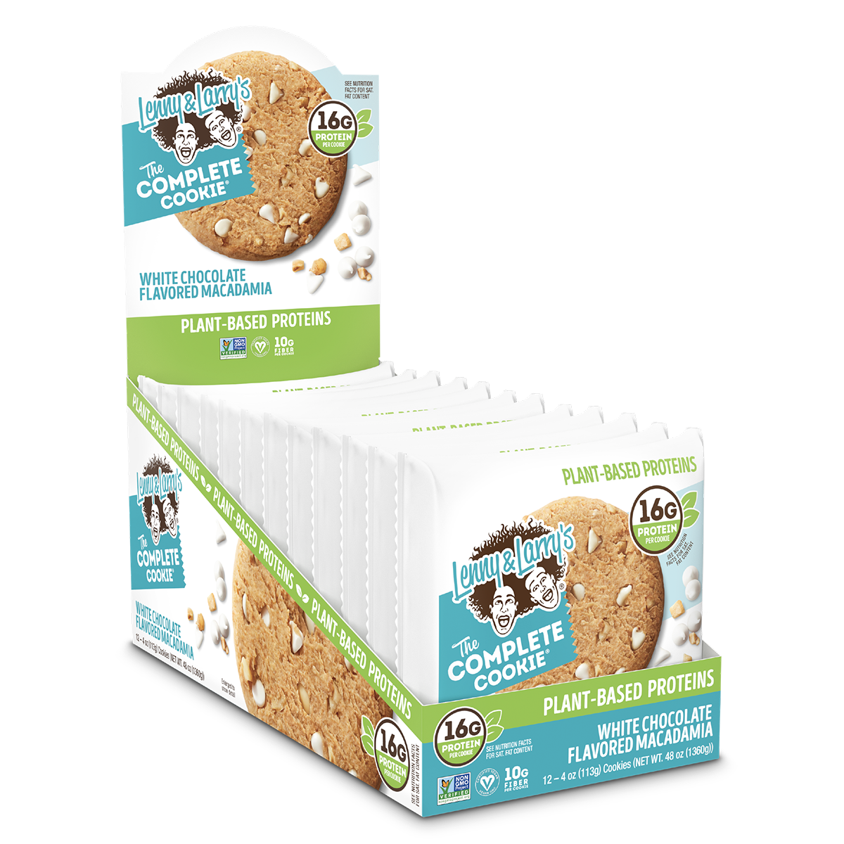 Lenny and Larry Complete Protein Cookie (Boxed 12 Pack) White Choc Mac ...