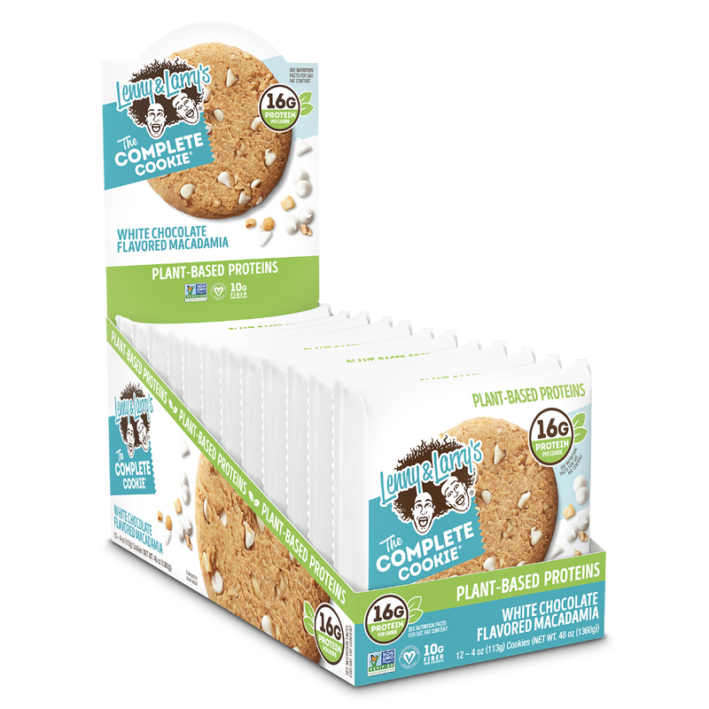 Lenny and Larry Complete Protein Cookie (Boxed 12 Pack) White Chocolate Macadamia
