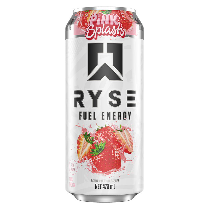Ryse Fuel Energy RTD 473ml (Boxed 12 pack) Pink Splash