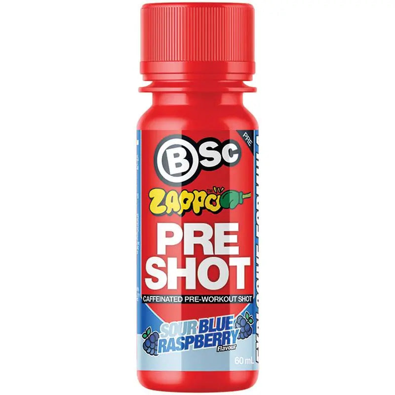 BSC Pre Shot (Boxed 12 Pack) Zappo Sour Blue Raspberry – Ultimate ...