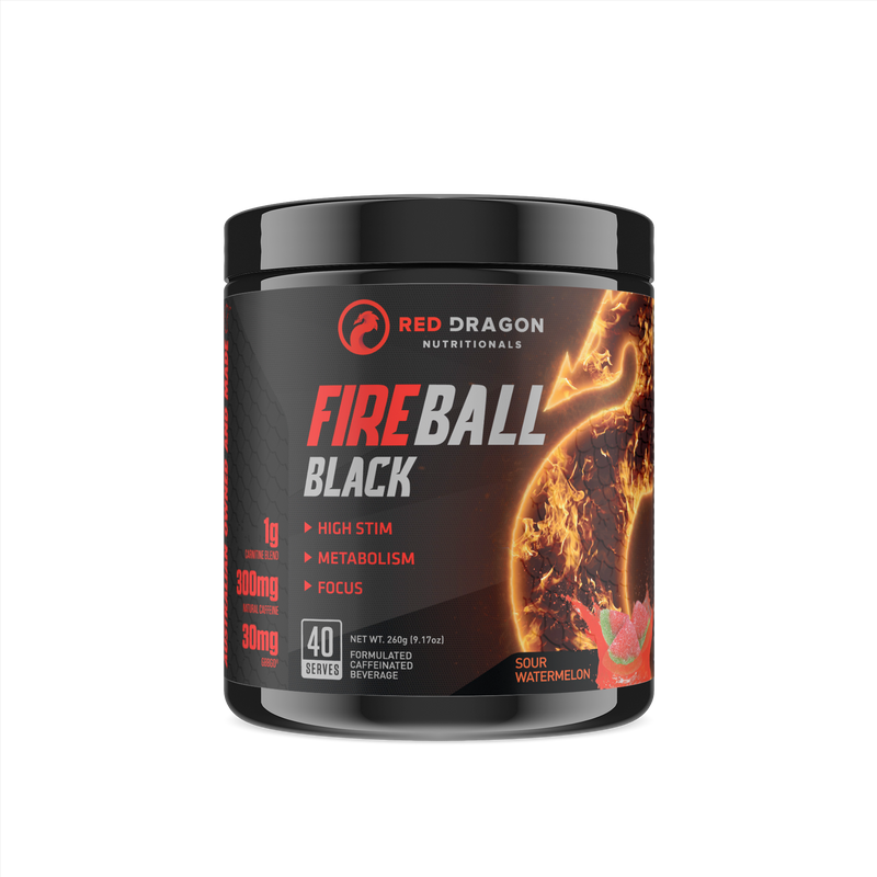 Red Dragon Fireball Black