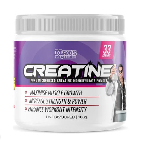 Max's Lab Series Creatine Monohydrate Powder 33 Serves